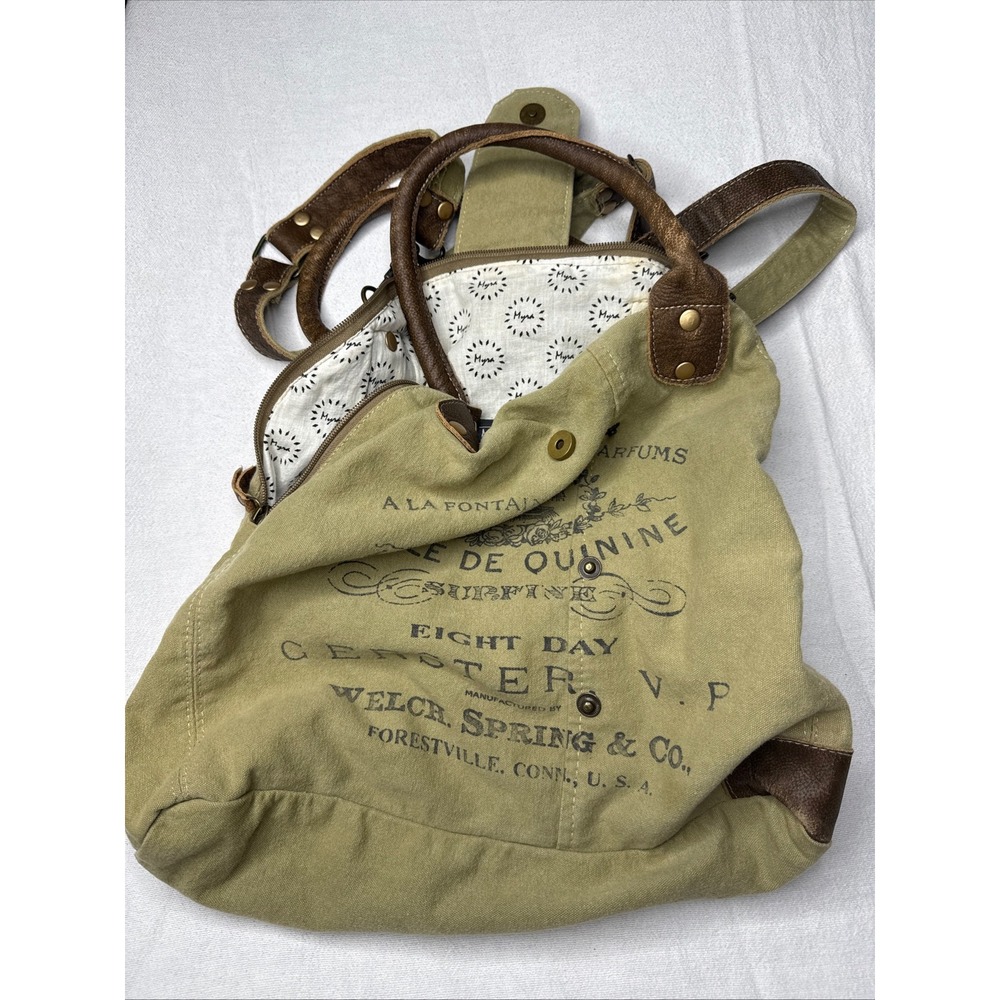Stylish Olive Green Canvas Tote Bag